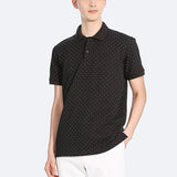 MEN DRY PIQUE PRINTED SHORT-SLEEVE POLO SHIRT